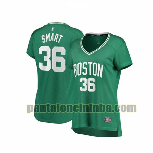 Maglia Donna basket Marcus Smart 36 Boston Celtics Verde icon edition
