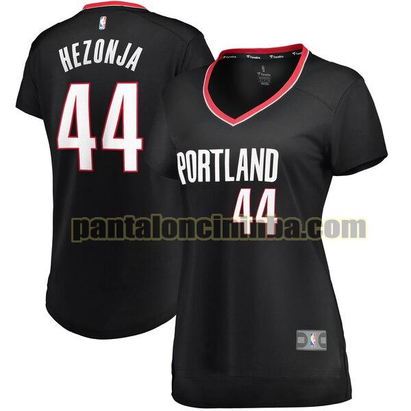 Maglia Donna basket Mario Hezonja 44 Portland Trail Blazers Nero icon edition