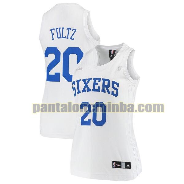 Maglia Donna basket Markelle Fultz 20 Philadelphia 76ers Bianco Replica