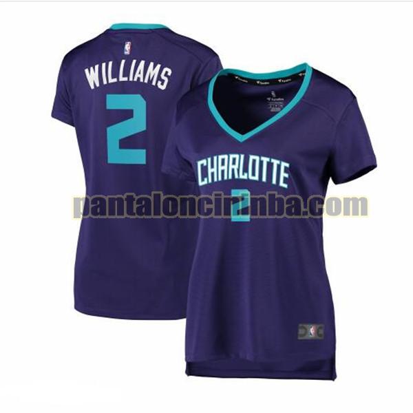 Maglia Donna basket Marvin Williams 2 Charlotte Hornets Porpora statement edition