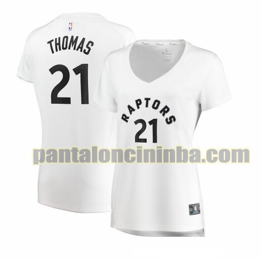 Maglia Donna basket Matt Thomas 21 Toronto Raptors Bianco association edition