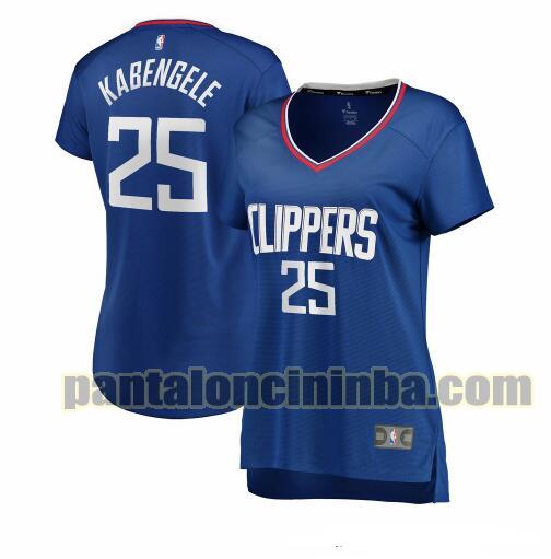 Maglia Donna basket Mfiondu Kabengele 25 Los Angeles Clippers Blu icon edition
