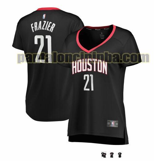 Maglia Donna basket Michael Frazier 21 Houston Rockets Nero statement edition