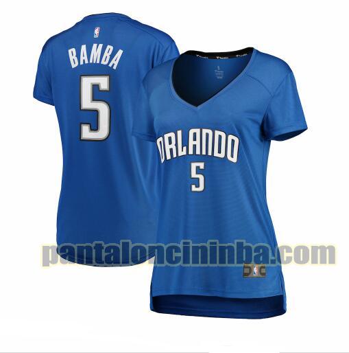 Maglia Donna basket Mohamed Bamba 5 Orlando Magic Blu icon edition