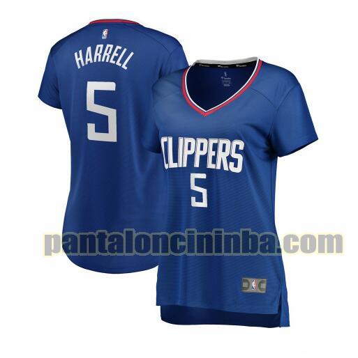 Maglia Donna basket Montrezl Harrell 5 Los Angeles Clippers Blu icon edition