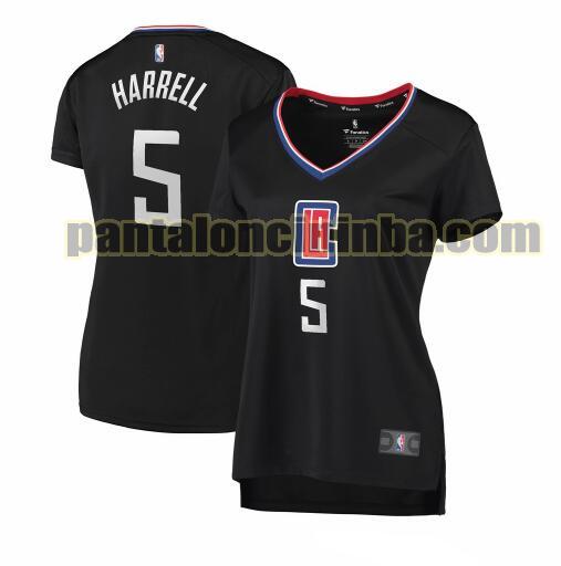 Maglia Donna basket Montrezl Harrell 5 Los Angeles Clippers Nero statement edition