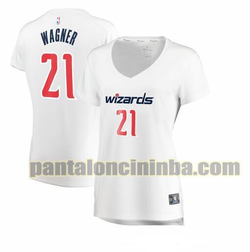 Maglia Donna basket Moritz Wagner 21 Washington Wizards Bianco association edition