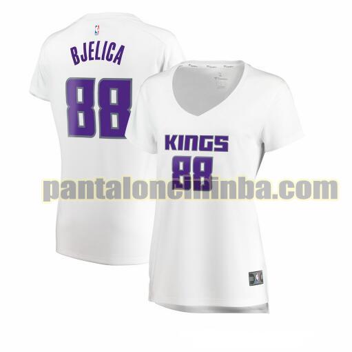 Maglia Donna basket Nemanja Bjelica 88 Sacramento Kings Bianco association edition