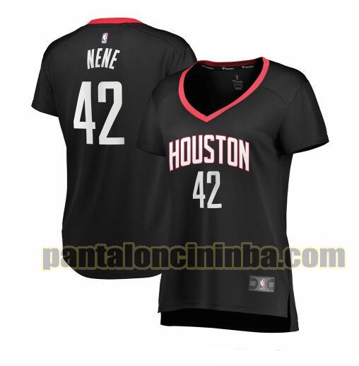 Maglia Donna basket Nene 42 Houston Rockets Nero statement edition