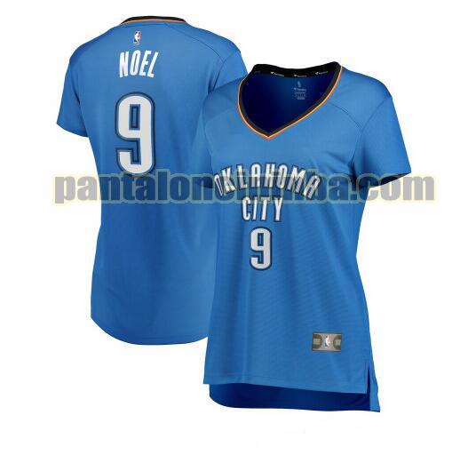 Maglia Donna basket Nerlens Noel 9 Oklahoma City Thunder Blu icon edition