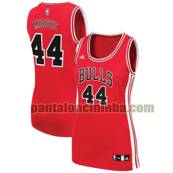 Maglia Donna basket Nikola Mirotic 44 Chicago Bulls Rosso Replica