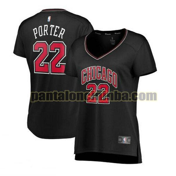 Maglia Donna basket Otto Porter 22 Chicago Bulls Nero statement edition