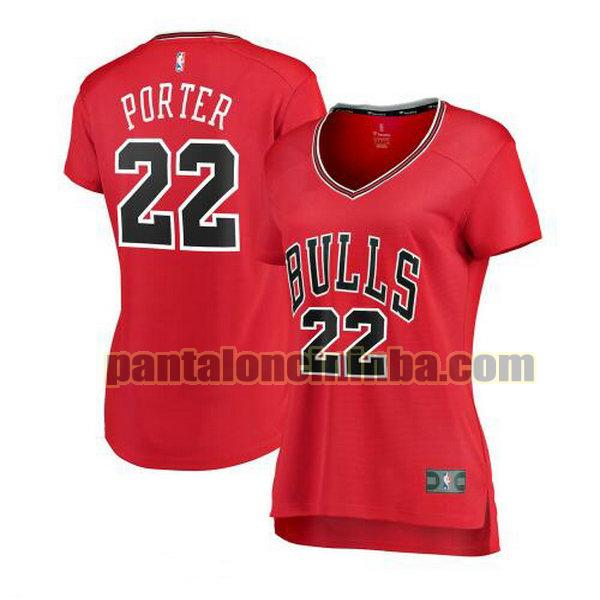 Maglia Donna basket Otto Porter 22 Chicago Bulls Rosso icon edition