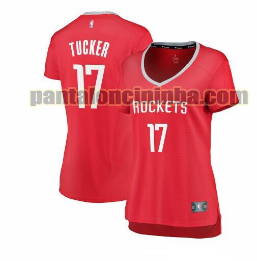 Maglia Donna basket PJ Tucker 17 Houston Rockets Rosso icon edition