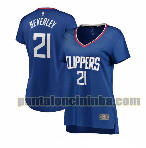 Maglia Donna basket Patrick Beverley 21 Los Angeles Clippers Blu icon edition