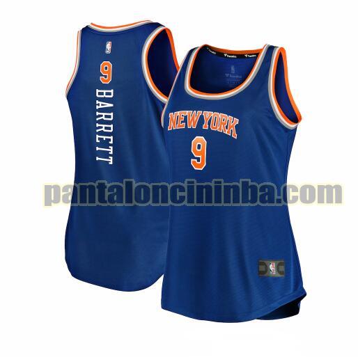 Maglia Donna basket Patrick Ewing 9 New York Knicks Blu hardwood classics