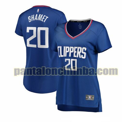 Maglia Donna basket Patrick Patterson 20 Los Angeles Clippers Blu icon edition