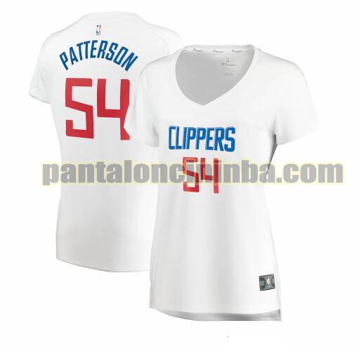 Maglia Donna basket Patrick Patterson 54 Los Angeles Clippers Bianco association edition