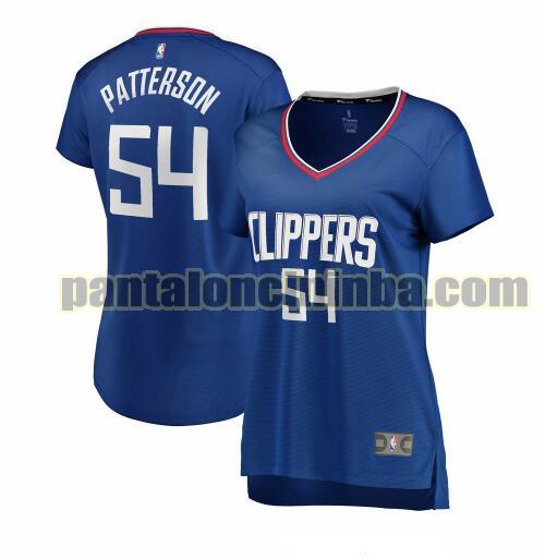 Maglia Donna basket Patrick Patterson 54 Los Angeles Clippers Blu icon edition
