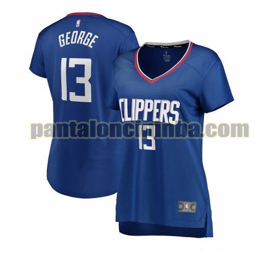 Maglia Donna basket Paul George 13 Los Angeles Clippers Blu icon edition