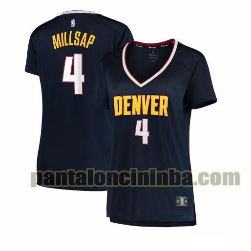 Maglia Donna basket Paul Millsap 4 Denver Nuggets Armada icon edition