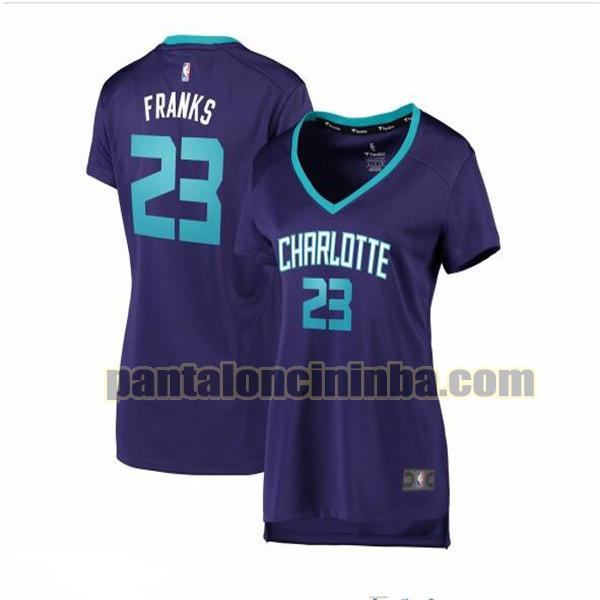 Maglia Donna basket Robert Franks 23 Charlotte Hornets Porpora statement edition