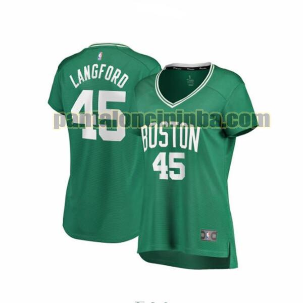 Maglia Donna basket Romeo Langford 45 Boston Celtics Verde icon edition