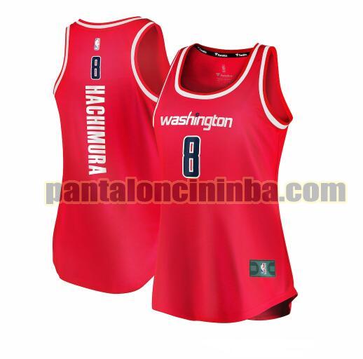 Maglia Donna basket Rui Hachimura 8 Washington Wizards Rosso 2019-2020 icon edition