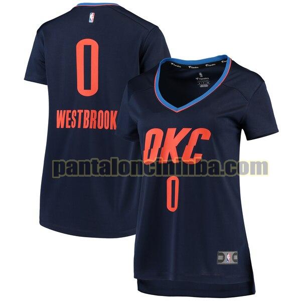 Maglia Donna basket Russell Westbrook 0 Oklahoma City Thunder Armada statement edition