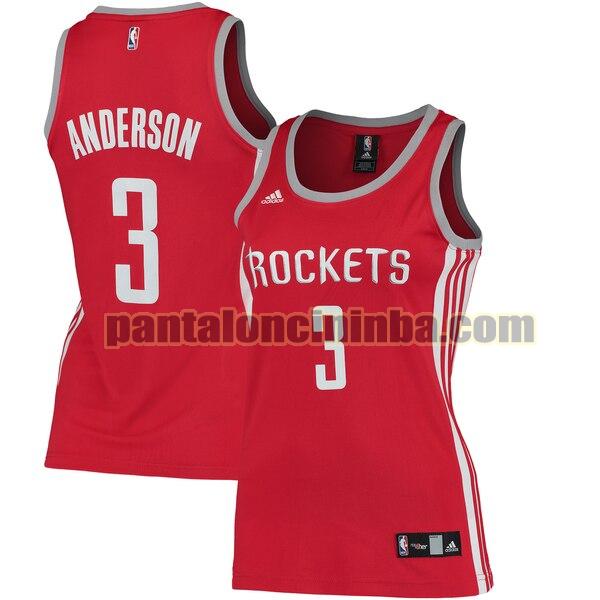 Maglia Donna basket Ryan Anderson 3 Houston Rockets Rosso Replica