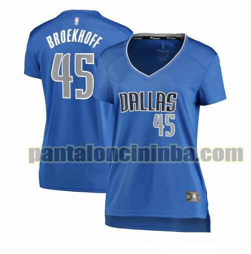 Maglia Donna basket Ryan Broekhoff 45 Dallas Mavericks Blu icon edition