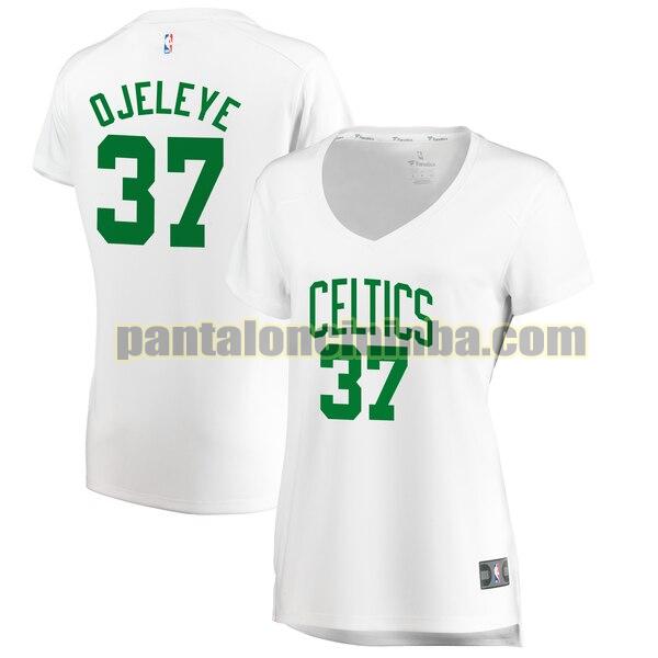 Maglia Donna basket Semi Ojeleye 37 Boston Celtics Bianco association edition