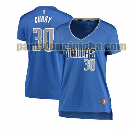Maglia Donna basket Seth Curry 30 Dallas Mavericks Blu icon edition
