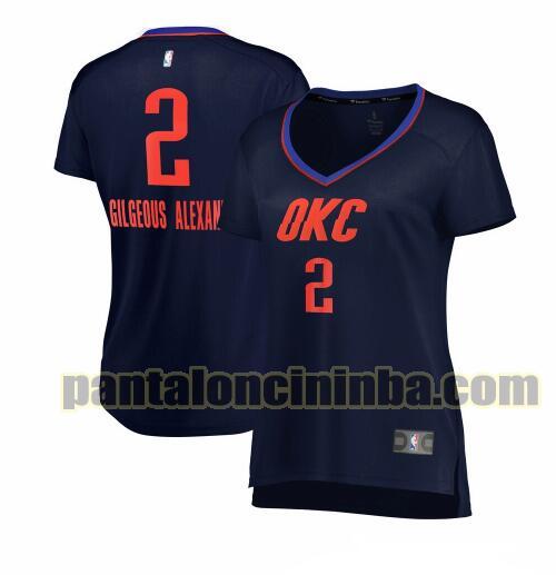 Maglia Donna basket Shai Gilgeous-Alexander 2 Oklahoma City Thunder Armada statement edition