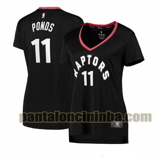 Maglia Donna basket Shamorie Ponds 11 Toronto Raptors Nero statement edition