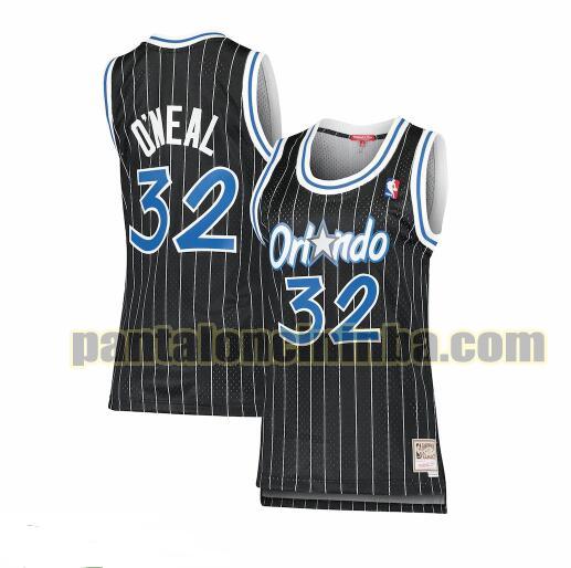 Maglia Donna basket Shaquille O'Neal 32 Orlando Magic Nero 1995-1996 hardwood classics