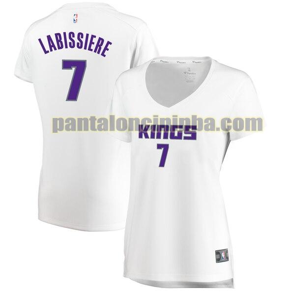 Maglia Donna basket Skal Labissiere 7 Sacramento Kings Bianco association edition