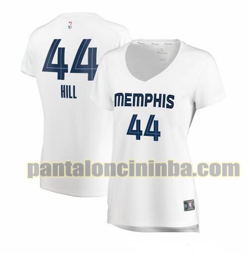 Maglia Donna basket Solomon Hill 44 Memphis Grizzlies Bianco association edition