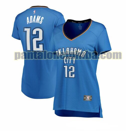 Maglia Donna basket Steven Adams 12 Oklahoma City Thunder Blu icon edition