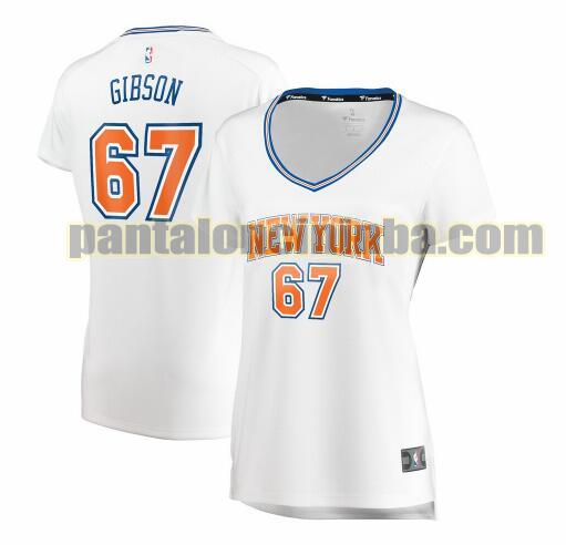 Maglia Donna basket Taj Gibson 67 New York Knicks Bianco statement edition