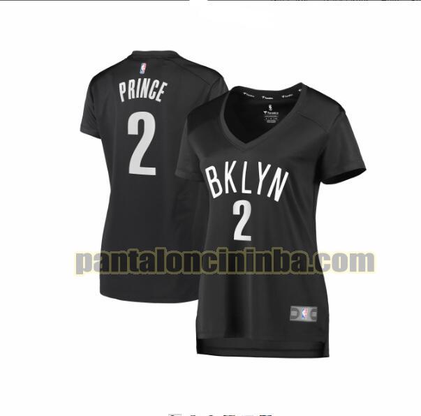 Maglia Donna basket Taurean Prince 2 Brooklyn Nets Nero statement edition