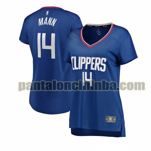 Maglia Donna basket Terance Mann 14 Los Angeles Clippers Blu icon edition