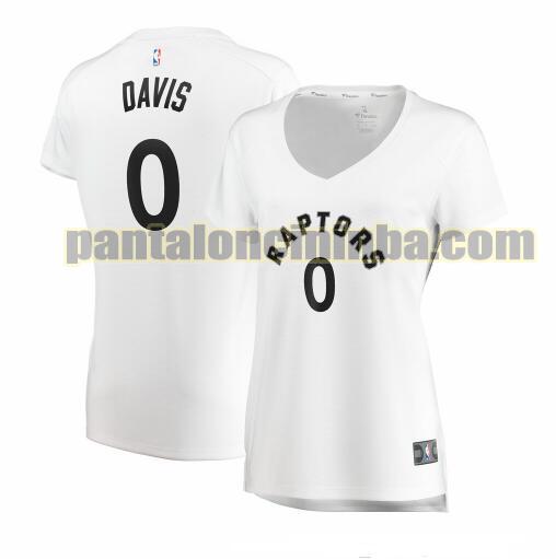 Maglia Donna basket Terence Davis 0 Toronto Raptors Bianco association edition