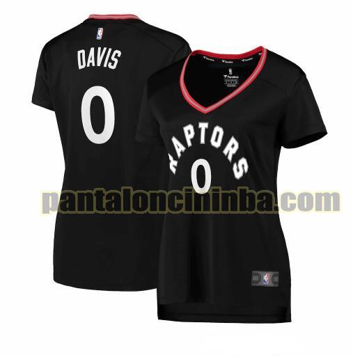 Maglia Donna basket Terence Davis 0 Toronto Raptors Nero statement edition