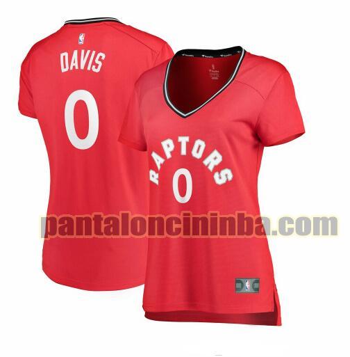 Maglia Donna basket Terence Davis 0 Toronto Raptors Rosso icon edition