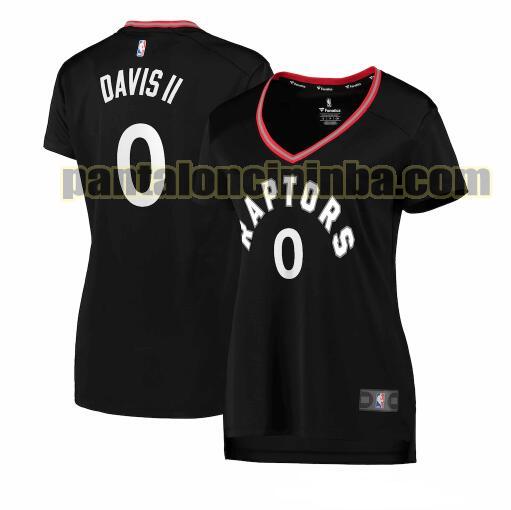 Maglia Donna basket Terence Davis II 0 Toronto Raptors Nero statement edition