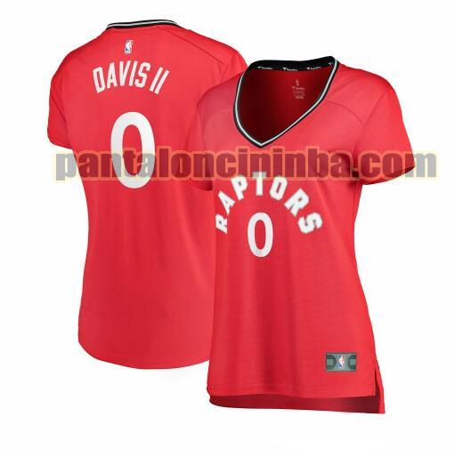 Maglia Donna basket Terence Davis II 0 Toronto Raptors Rosso icon edition