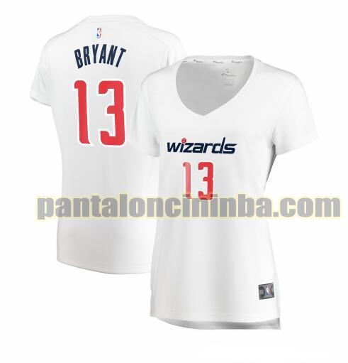 Maglia Donna basket Thomas Bryant 13 Washington Wizards Bianco association edition