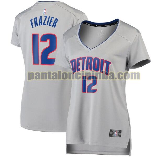 Maglia Donna basket Tim Frazier 12 Detroit Pistons Rosso statement edition