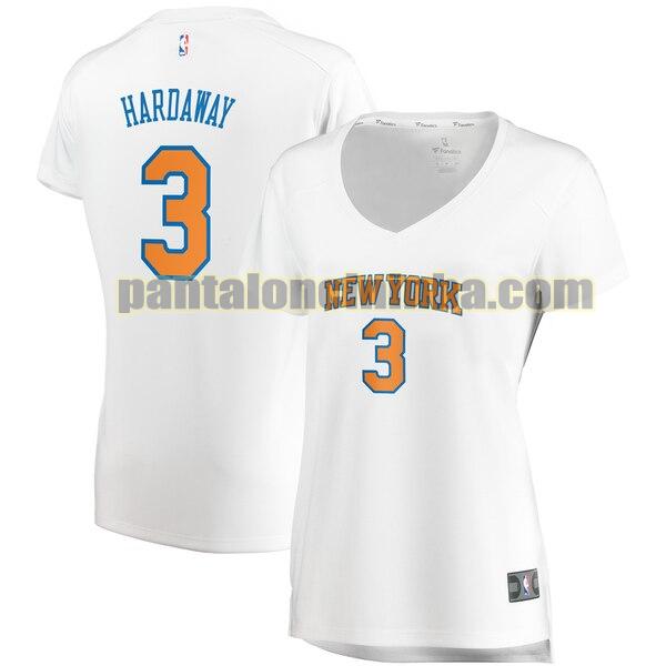 Maglia Donna basket Tim Hardaway 3 New York Knicks Bianco association edition